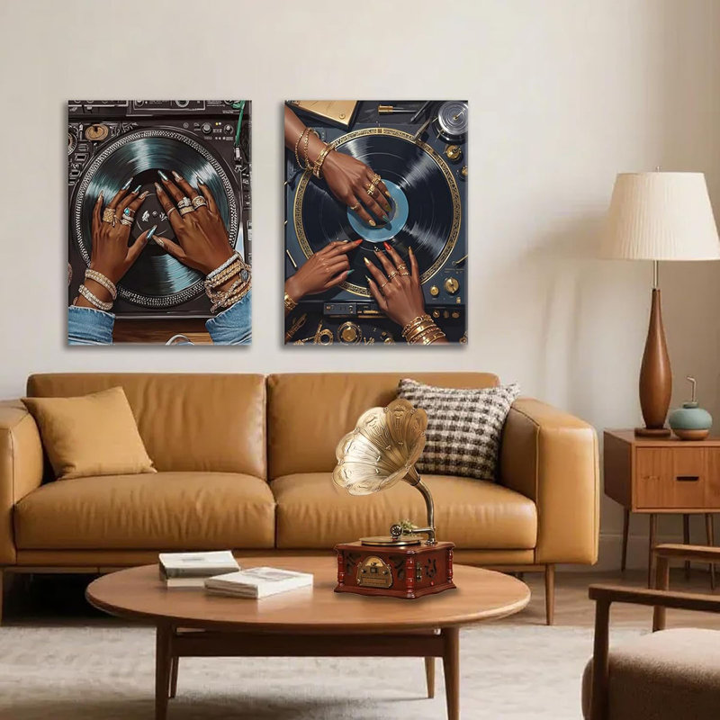 2 Piece Wrapped Canvas Wall Art