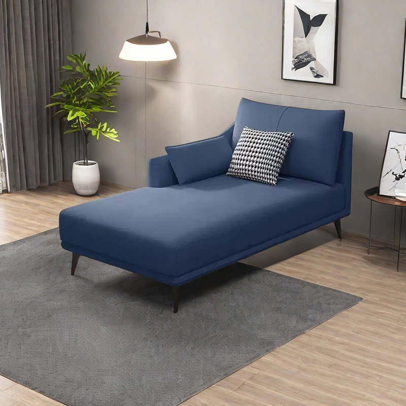 Entrekin, Orienté à droite, Tissu bleu profond