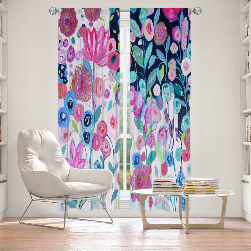 Room Darkening Curtain Pair, 20" W x 61" L