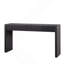 Console moderne noire à 4 tiroirs - Table d'entrée avec rangement 59,2 po