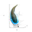 Sculpture de table Hartell en verre de Murano bleu-49039752