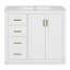 Meuble-lavabo 36 po avec lavabo en céramique-818663011