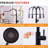 Touchless Kitchen Faucet,Hands Free Automatic Smart Kitchen Faucet Black Smart Kitchen Faucet-121210005