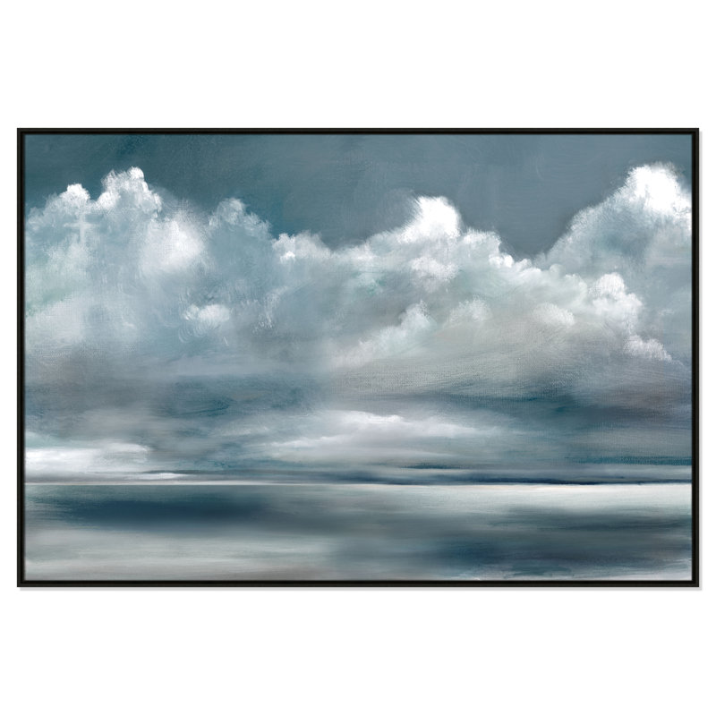 «Moody Seas» par Ruane Manning, Espresso, H 41,5 po x l 61,5 po