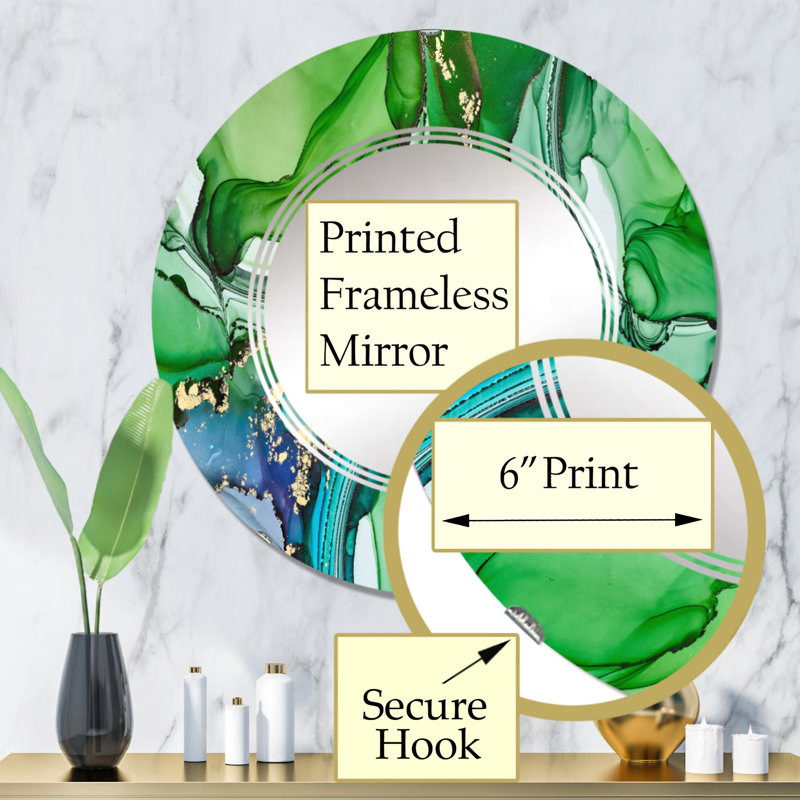 Miroir de salle de bain sans cadre, 32 po x 32 po