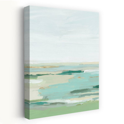 «Gentle Tides On Tranquil Shores I», art mural côtier