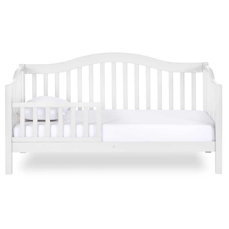 Toddler Solid Wood Standard Bed by, White