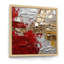 «Cardinal Sin Retro Delight Abstract Red & Gold», reproduction d'art sur toile-1681620889-1681620890