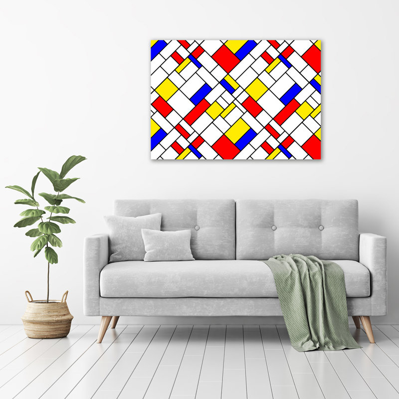 Abstraction - No Frame Print on Glass