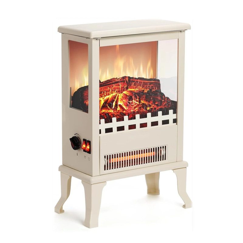 Poêle électrique 1500W avec effet de flamme 3D