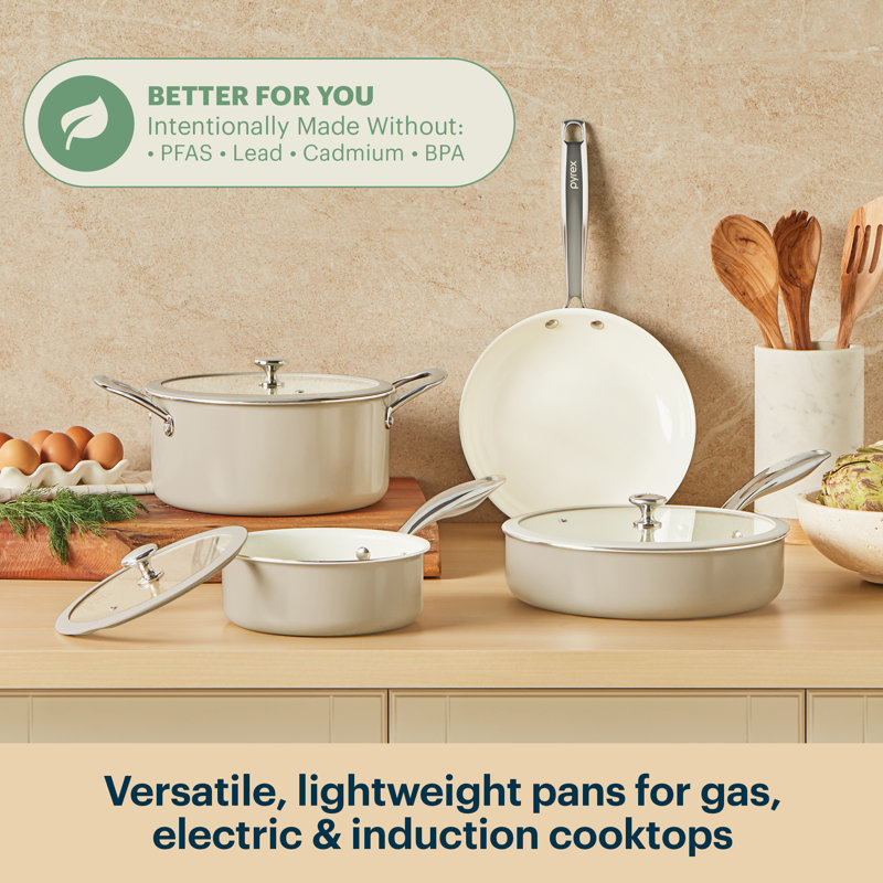 Pyrex® Ceramic Cookware 7-pc Set, 7 Piece Set