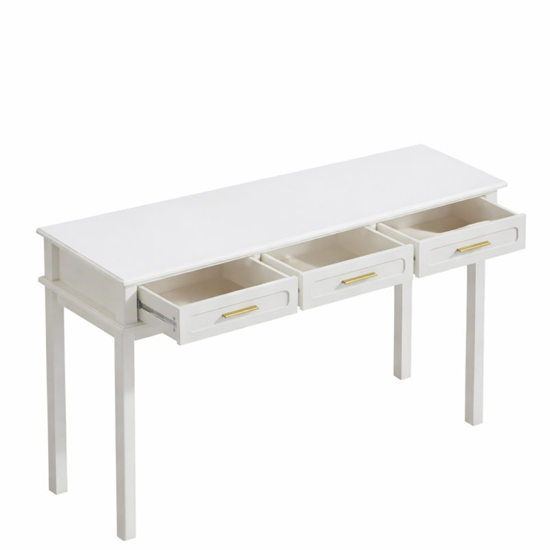 Meuble-lavabo avec tiroirs, coiffeuse ou table de maquillage moderne, coiffeuse polyvalente pour la chambre à coucher, aucun miroir inclus