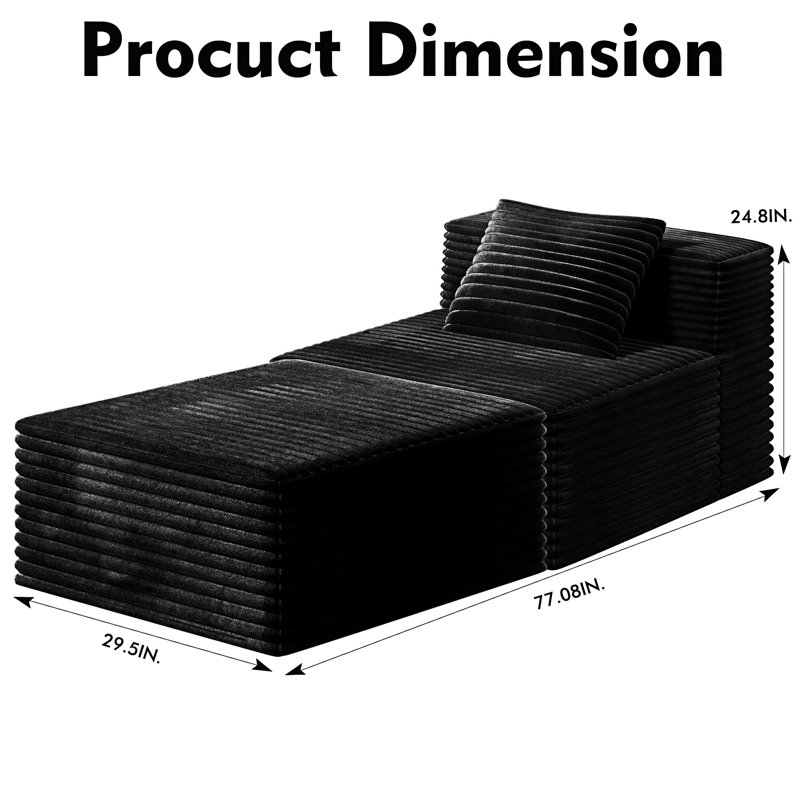 Upholstered Floor Sofa