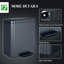 HOMCOM Dual Kitchen Bin, 2 x 20L Double Bin for Recycling and Waste, Black
