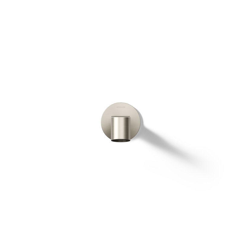 Components Wall-Mount Bathroom Sink Faucet Trim, Vibrant Brushed Nickel