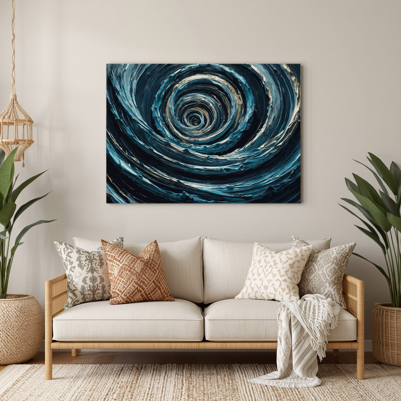 Art mural gris Sci Fi Gravitational Wave, H 240 po x l 240 po x P 0,05 po