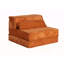 Canapé à compression Mahjong, canapé-lit convertible au sol, canapé modulaire modulaire désossé DIY, aucun assemblage requis, tissu polaire circulaire, canapé simple surdimensionné avec 1 coussin, orange-130674182