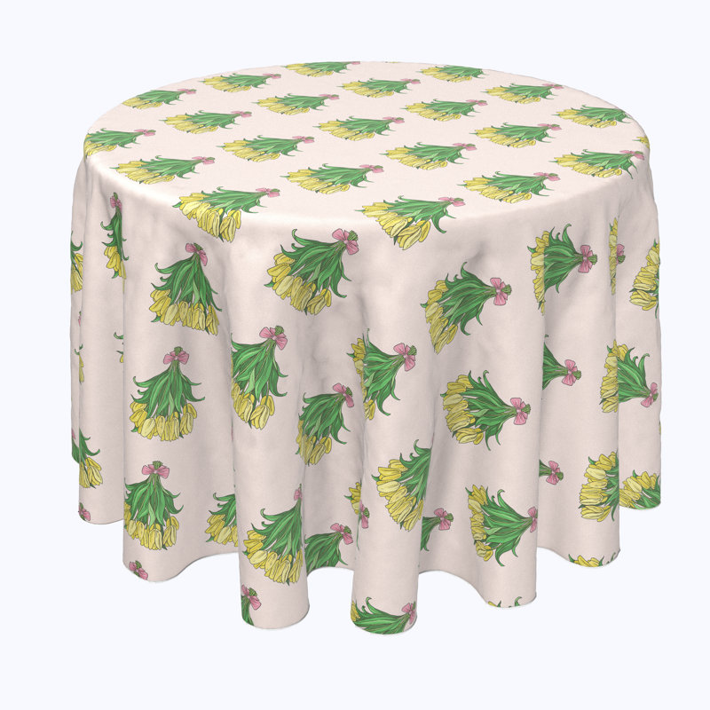 Jupiter Floral Tablecloth, 90" x 90"