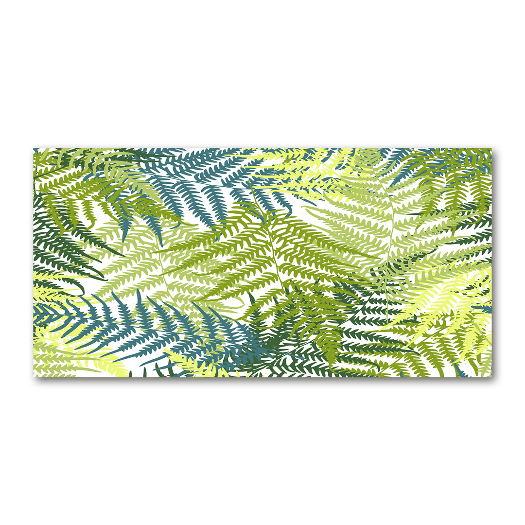 Ferns Pattern - Leinwanddrucke