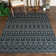 Marshanna Nord Trellis Blue Indoor/Outdoor Flat-Weave Area Rug