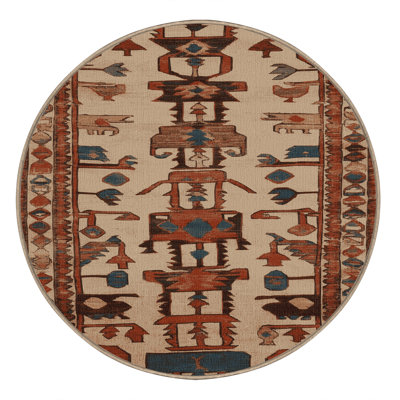 Tapis brun lavable à la machine