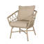 Chaise de patio avec coussins Raynette