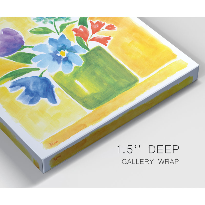 «Sunny Day Bouquet III», reproduction d'art sur toile tendue, H 32 po x l 32 po x P 1 po
