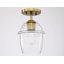Plafonnier semi-encastré en verre Zarine-346792361