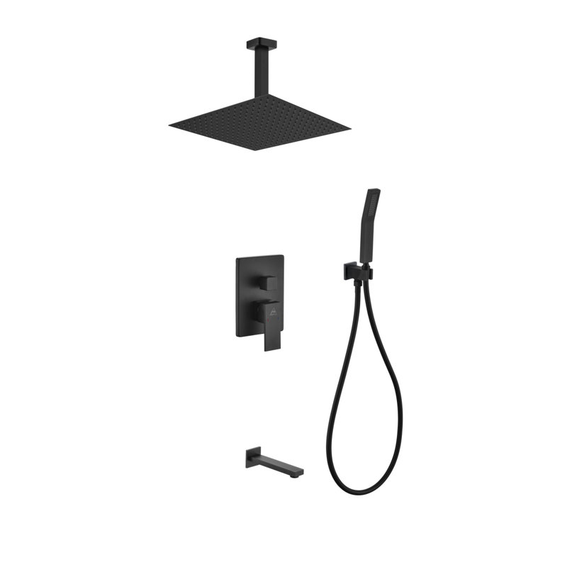 Système de douche complet à inverseur avec soupape d’ébauche Aqua Piazza, 8