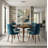 Ackley 18.7'' H Velvet Upholstered Parsons Chair-2104682648