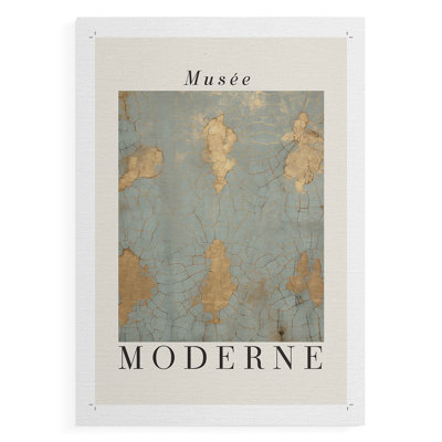 Vintage Abstract Print XI -Canvas Print Only - NOT FRAMED