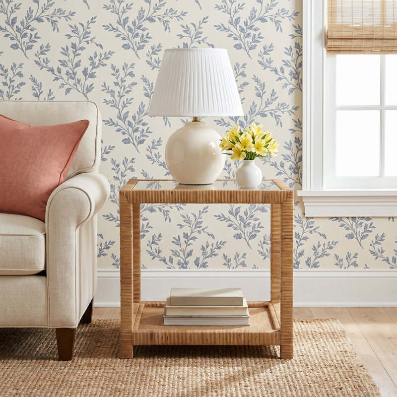 Adalard Glass Top End Table