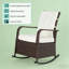 Fauteuil inclinable et berçant en rotin d'extérieur-1060424443-1060424442