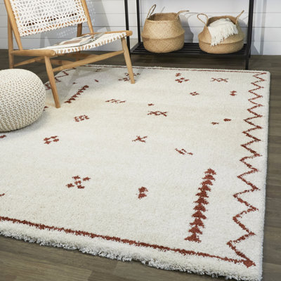 Kashvi Southwestern Shag Area Rug