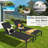 Kinnas Outdoor Metal Chaise Lounge-292495237