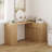 L-Shaped Makeup Table With Strong Storage And Foldable Tabletop