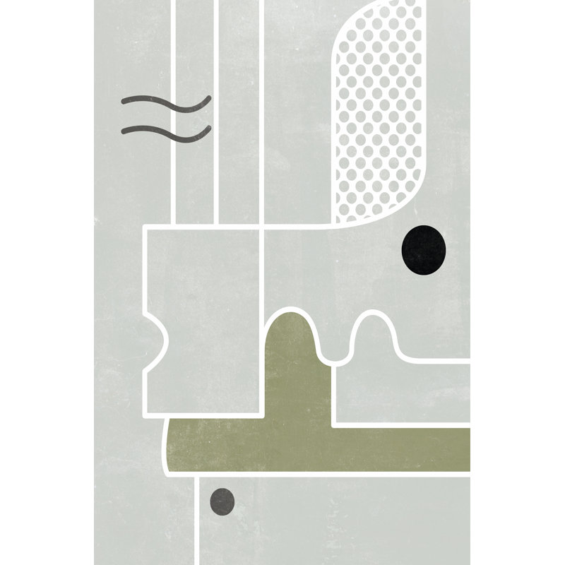 White Tile I by Melissa Wang - Wrapped Canvas Print, 46cm H x 30cm W x 3.8cm D