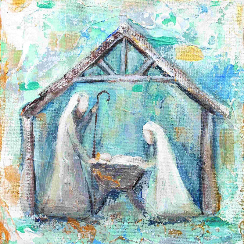 " Nativity " by Mackenzie Kissell, 30" H x 30" W x 1.25" D