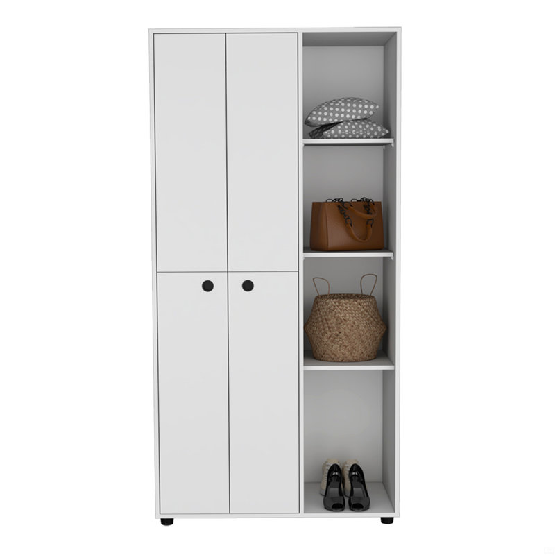 Armoire Boise, chambre à coucher, Blanc