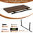  12 Inch Deep Floating Shelf, 24 x12 Inch Large Wall Mounted Shelf for Kitchen, Bathroom, Living Room, Walnut (3 Pack)-1003030897-1004386355