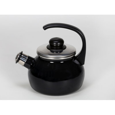 Karl Kruger Triest 2L Enamelware Whistling Stovetop Tea Kettle