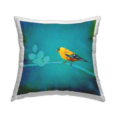 Polyester Throw Square Indoor/Outdoor Pillow Cover & Insert