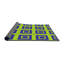 Tapis vert/bleu à motifs-171077272