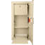 Coffre-fort mural biométrique - 0,82 pi³ beige, intérieur pratique avec compartiment de verrouillage et pi