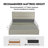 Denicolais Hydraulic Lift Up Upholstered Storage Bed with Wingback  Headboard-1547883902-1551194782