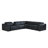 Thijmen 151" Wide Genuine Top Grain Italian Leather Symmetrical Reclining Corner Sectional-806619975