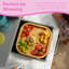 Tiny Dining - Children's Bamboo Suction Square Plate-121835429