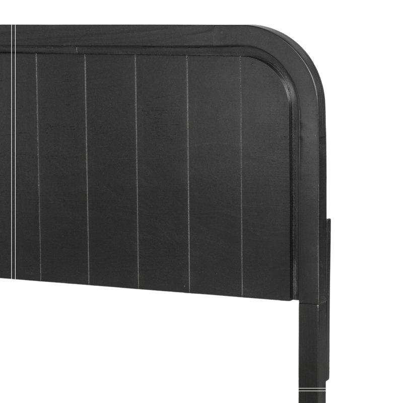 Cadre avec tête de lit grand Giunta, Black