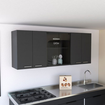 Armoire murale, quatre tablettes intérieures