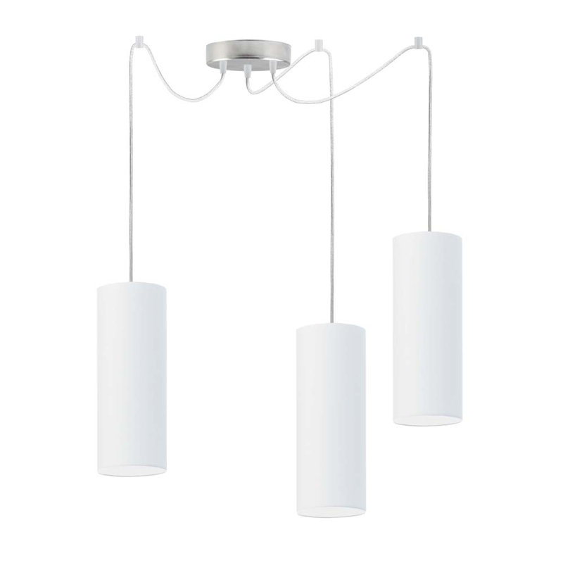 Jeannicole 3 - Light Pendant, White, Silver